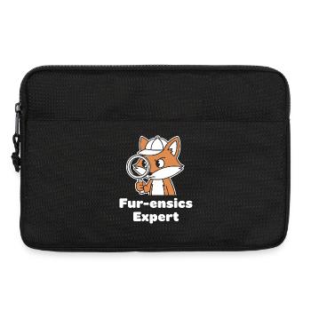 Fur-ensics Détective Fox - Sacoche pour ordinateur portable 13 pouces - noir - Devant
