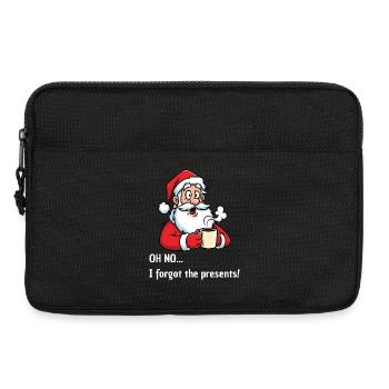 Joyeux Père Noël – J’ai oublié les cadeaux - Sacoche pour ordinateur portable 13 pouces - noir - Devant