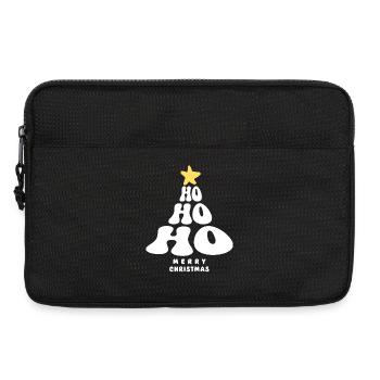 Merry Christmas Tree Ho Ho Ho - Laptop bag 13" - black - Front