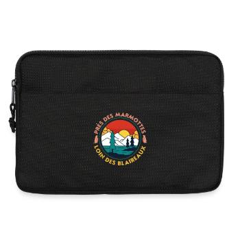 Sunset Mountain Pine Lake - Laptop bag 13" - black - Front