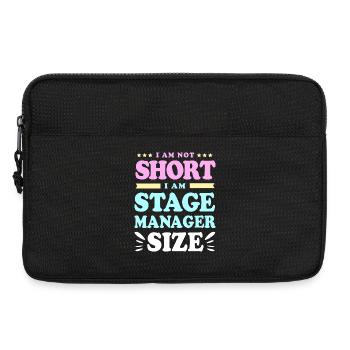 Theater Stage Manager Bühne - Laptop bag 13" - black - Front