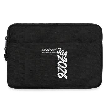 Bachelor Party 2026 - Guest List - Please sign! - Laptop bag 13" - black - Front