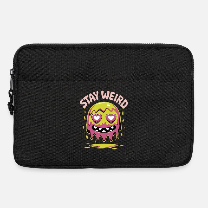Bleib seltsames Schleimmonster - Laptoptasche 13" - Schwarz