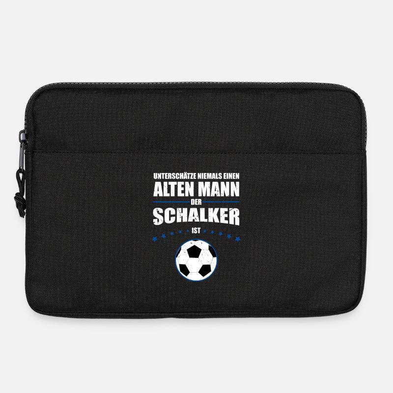 Alter Mann - Schalker Geschenk | Retro Vintage - Laptoptasche 13" - Schwarz