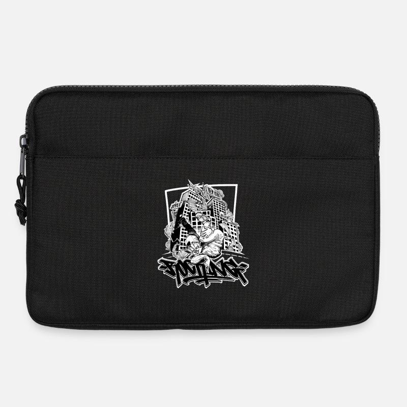 Breakdance B-Boy Streetdance Design Hip Hop Dance - Laptoptasche 13" - Schwarz