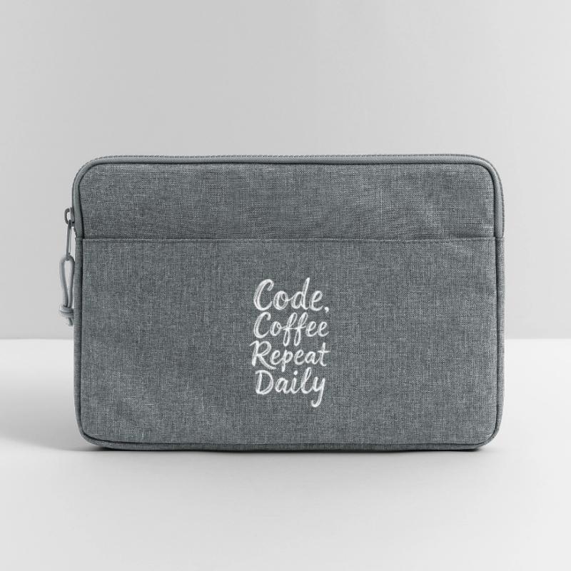 Code Sleep Debug Repeat Programmer Shirt Sacoche pour ordinateur portable 13 pouces