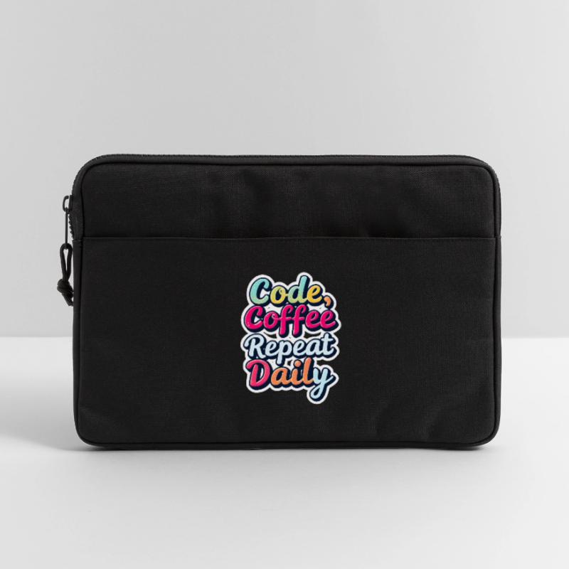 Code Schlaf Debug Wiederholungsprogramm Shirt Laptoptasche 13"