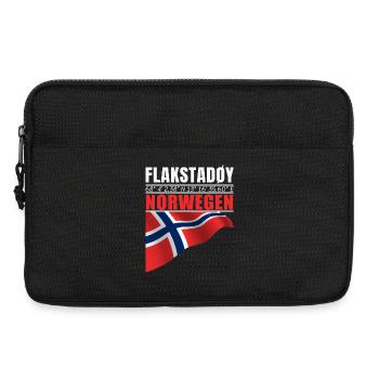 FLAKSTADØY - Laptop bag 13" - black - Front