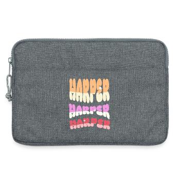 Harpiste - Sacoche pour ordinateur portable 13 pouces - gris chiné - Devant