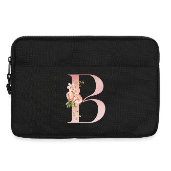 B Florale Pastel - Sacoche pour ordinateur portable 13 pouces - noir - Devant