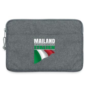 Milan - Laptop bag 13" - heather grey - Front