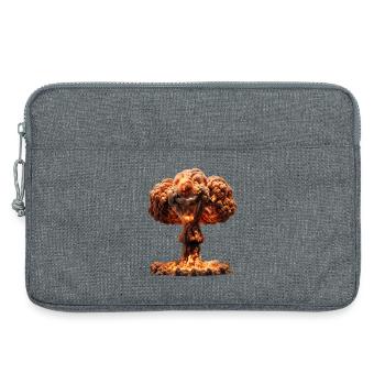 Die Kraft der Atome - Laptoptasche 13" - Grau meliert - Vorne