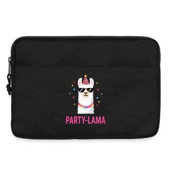 Lama Kostüm Fasching Karneval Gruppe Damen Herren - Laptoptasche 13" - Schwarz - Vorne