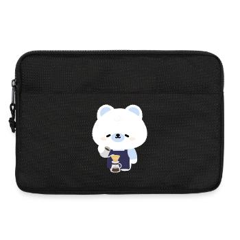 Barista Polar Bear Douillet - Sacoche pour ordinateur portable 13 pouces - noir - Devant