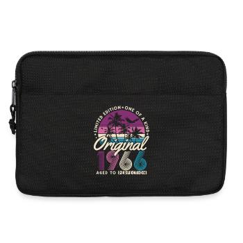 60. Geburtstag 1966 Jahrgang geboren Retro - Laptoptasche 13" - Schwarz - Vorne