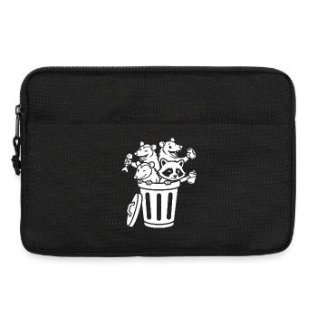 Garbage Can Aisle - Laptop bag 13" - black - Front