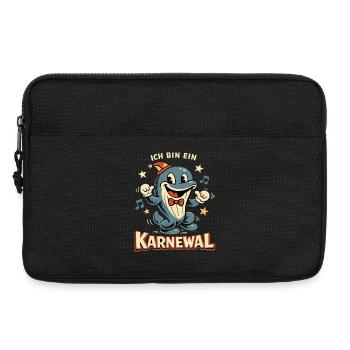 Cadeau drôle de la baleine Karnewal du Carnaval - Sacoche pour ordinateur portable 13 pouces - noir - Devant