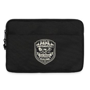 Paysagiste Papa Cadeau Cool Humour Métier - Sacoche pour ordinateur portable 13 pouces - noir - Devant