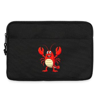 Costume de homard Créature marine crabe sous-marine - Sacoche pour ordinateur portable 13 pouces - noir - Devant