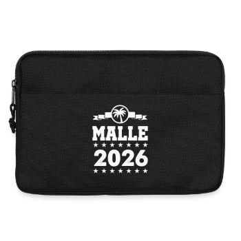 Mallorca 2026 Palmen  - Laptoptasche 13" - Schwarz - Vorne