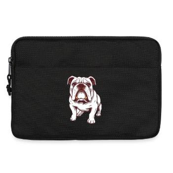 Bulldogge amerikanische Bulldogge Bulldoggen  - Laptoptasche 13" - Schwarz - Vorne