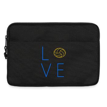Dicton du volley-ball - Sacoche pour ordinateur portable 13 pouces - noir - Devant
