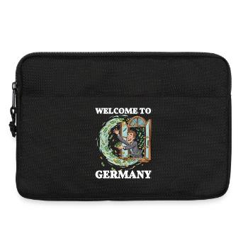 Parti allemand Lustig Steuern - Sacoche pour ordinateur portable 13 pouces - noir - Devant
