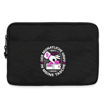 Der Monatliche Griff In Meine Tasche - Laptoptasche 13" - Schwarz - Vorne