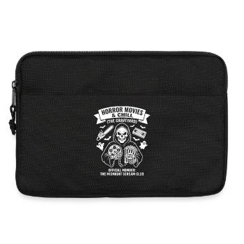 Horror Movies & Chill (The Cemetery) - Laptop bag 13" - black - Front