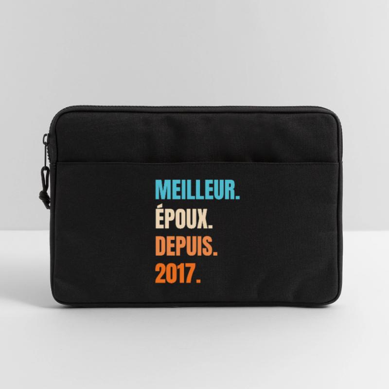 Bester Ehemann seit 2017 Geschenk-Ehemann Laptoptasche 13"