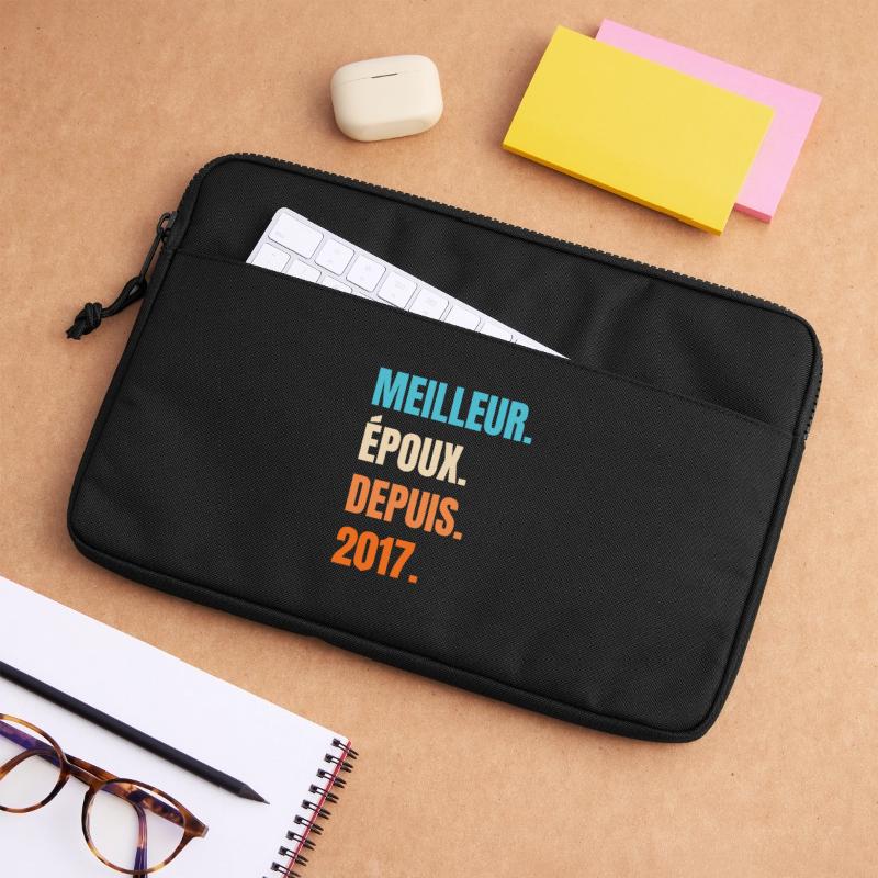 Bester Ehemann seit 2017 Geschenk-Ehemann Laptoptasche 13"