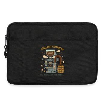 Full-time ground paid out as espresso - Laptop bag 13" - black - Front