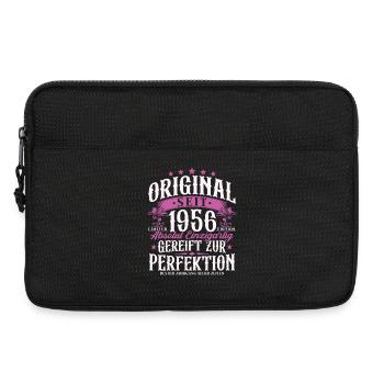 Original 1956 Jahrgang Retro Geburtstag Geschenk - Laptoptasche 13" - Schwarz - Vorne