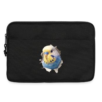 Wellensittich - Laptoptasche 13" - Schwarz - Vorne