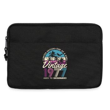 Vintage 1977 Vintage Retro Birthday Gift - Laptop bag 13" - black - Front