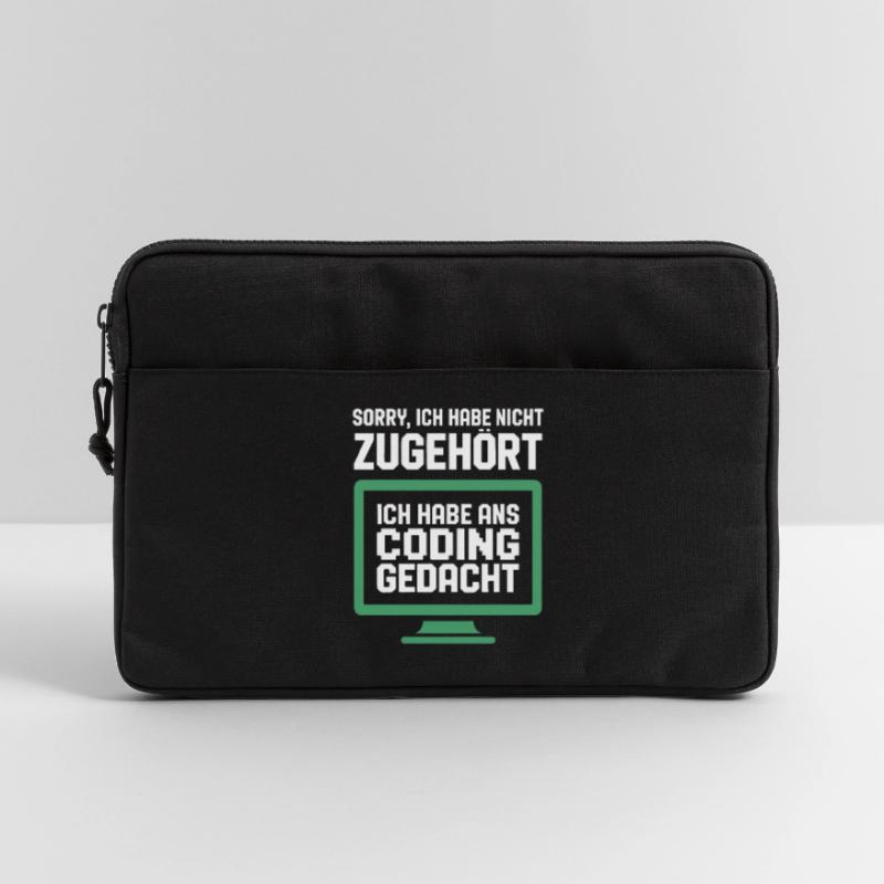 Pensée de codage à l’écran Sacoche pour ordinateur portable 13 pouces