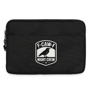 F-Caw-F Équipe de Nuit Corbeau Corbeau Humour de Nuit - Sacoche pour ordinateur portable 13 pouces - noir - Devant