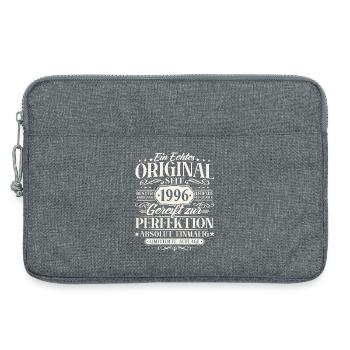 Original 1996 Jahrgang Vintage Geburtstag Geschenk - Laptoptasche 13" - Grau meliert - Vorne