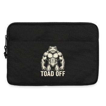 Toad Off Internet Meme Frog - Laptop bag 13" - black - Front