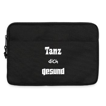 Tanz dich gesund - Laptoptasche 13" - Schwarz - Vorne