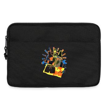 Soleil d’été de la bière - Sacoche pour ordinateur portable 13 pouces - noir - Devant
