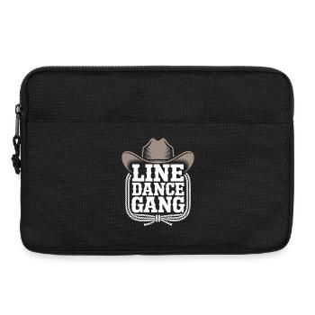 Line Dance Gang Cowboy - Laptop bag 13" - black - Front