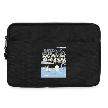 Impression, Sommeil Levant : Art Fatigué - Laptoptasche 13" - Schwarz - Vorne