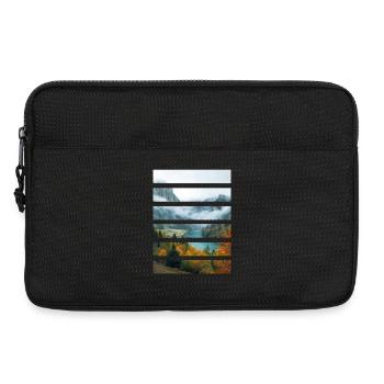 Vallées dAutomne et Lac Paisible - Sacoche pour ordinateur portable 13 pouces - noir - Devant