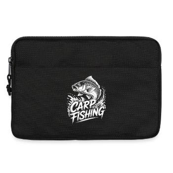 Karpfen Angeln - Laptoptasche 13" - Schwarz - Vorne