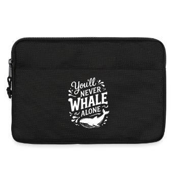 Tu ne vas jamais faire de baleines tout seul - Wal Hope Timmy - Sacoche pour ordinateur portable 13 pouces - noir - Devant