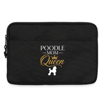 Pudel-Königin-Mama-Krone - Laptoptasche 13" - Schwarz - Vorne