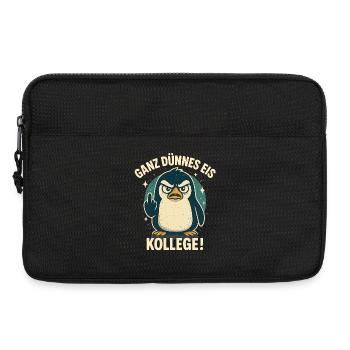 Guten Morgen Ganz Dünnes Eis Freundchen Pinguin - Laptoptasche 13" - Schwarz - Vorne