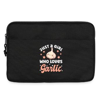 Garlic - Laptop bag 13" - black - Front
