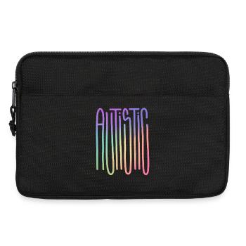 Autistischer Spektrumfluss - Laptoptasche 13" - Schwarz - Vorne